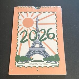 Molly & Rex 18- month mini hanging calendar for 2025-2026